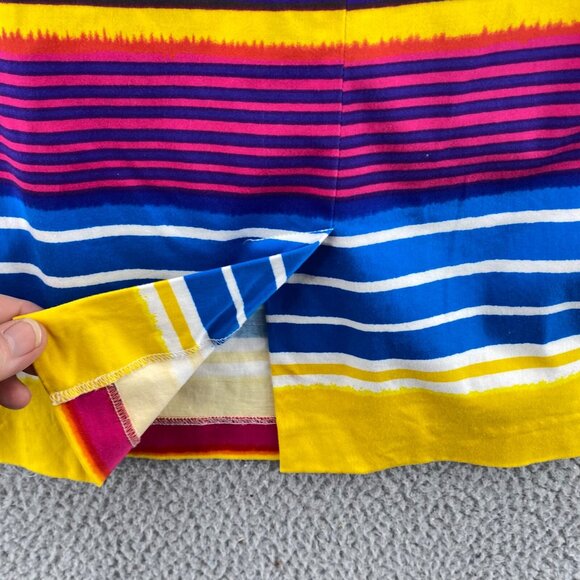 Calvin Klein Dress Womens 2 Multicolor Striped Sheath Sweetheart Neck Bra Mini - Picture 5 of 11